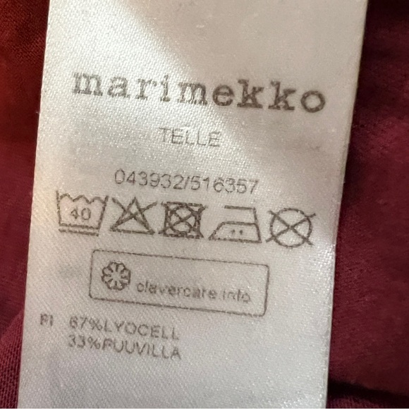 Marimekko Red and Black Patterned Tunic - Picture 10 of 12